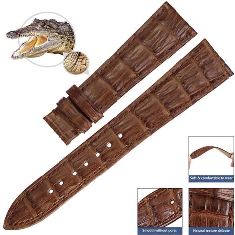 alligator watch strap vs fake|alligator skin watch strap review.